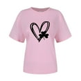 thumbnail image 4 of Pxiakgy Vente Chaude! T-Shirt Trèfle de la Saint-Patrick pour Femmes Chanceux Irlandais Manches Courtes T-Shirt Graphique Trèfle Mode Décontractée Imprimé Amour Col Rond Manches Courtes T-Shirt, 4 of 4