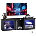 thumbnail image 1 of HOMCOM TV Stand with LED Lights, Moder Media Console for TVs up to 65 Inch, 1 of 10