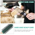 thumbnail image 6 of ADDHAT 3-Piece Green Hairdressing Comb Kit with Airbag Massage Brush for Daily Detangling, Curling, and Styling, 6 of 8