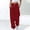 Red, variant on Women's Wide Leg Sweatpants with Pockets and Elastic Waist for Loose Fit Comfort