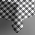 thumbnail image 5 of Black White Gingham Checkered Pattern Square Tablecloth,Waterproof Square Table Cover,Wipeable Spillproof Washable Table Cover for Home Kitchen Party Decor 42"X42"(107x107cm), 5 of 6
