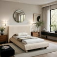thumbnail image 5 of Meridina Furniture Blair Beige Fabric Upholstered Twin Bed, 5 of 10