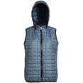 thumbnail image 1 of 2786 Gilet/Bodywarmer à Capuche Zippé Nid d'Abeille pour Femmes, 1 of 3