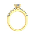 thumbnail image 2 of 14k Yellow Gold Diamond Engagement Ring Band (0.70 Carat) (Ring Size 10) (I1-I2 Clarity), 2 of 4