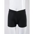 thumbnail image 3 of Oyolan Kids Girls Dance Shorts Gymnastics Figure Skating Bottoms Sparkle Ballet Tumbling Short Black 10, 3 of 8