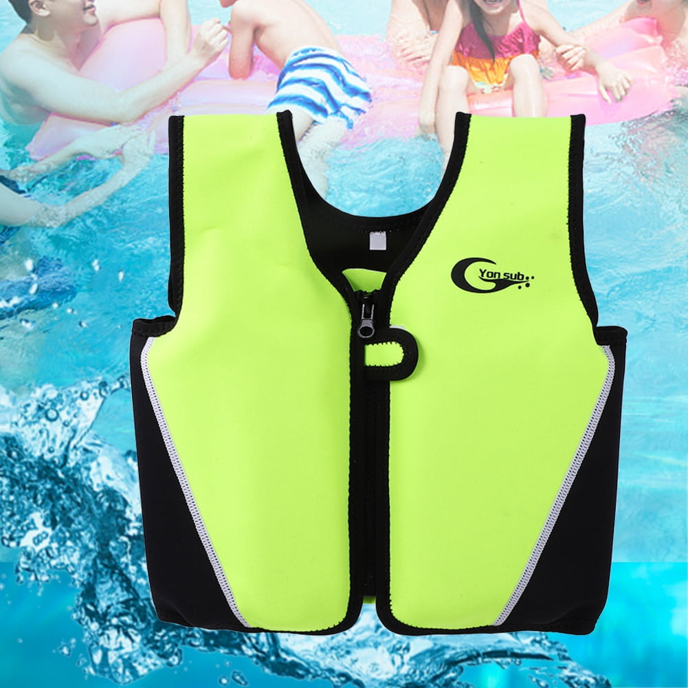 FAGINEY Swimming Float Vest,Children Swimming Float Suit Swim Vest