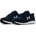 thumbnail image 4 of Under Armour Men's UA Charged Assert 9 Wide (4E) Running Shoe Academy/White/White - 3024857-400, 4 of 5