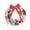 D, variant on Gaukiv Artificial Flocked Christmas Wreath with Snow-Covered Branches for Front Door and Window Display Winter Holiday Home Wall Decor, 18 Inch