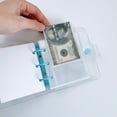 thumbnail image 5 of Dvruxg Vertical Money Saving Binder – PVC Loose-Leaf Storage Album with 3-Hole Iron Clip for Cash Envelopes, 5 of 5