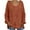Brown, variant on WXLWZYWL Sweaters For Women Loose Large Size Color Hood Long Sleeves Sweater Tops