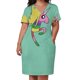 thumbnail image 2 of Rainicorn-Vestido corto de noche para mujer traje elegante holgado con bolsillos color menta para boda, 2 of 6