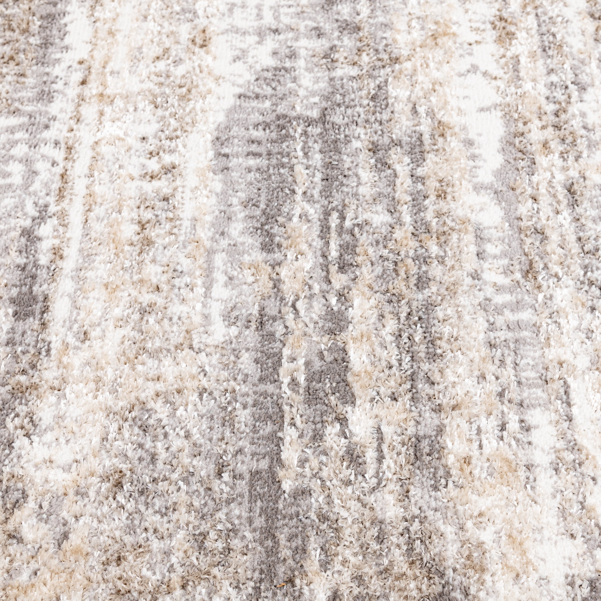 Mainstays 5x7 Neutral Shiny Abstract Indoor Area Rug