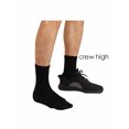 thumbnail image 5 of Calcetines Deportivos Informales De Trabajo Elásticos De Algodón Alto Para Hombre, 5 Pares Negro M, 5 of 5