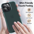 thumbnail image 4 of for iPhone 15 Pro Max Phone Case, Shockproof for iPhone 15 Pro Max Case,  Grade Drop Protection, Protective Hard Back Slim Case for iPhone 15 Pro Max 6.7'', Frosted Green, 4 of 12