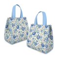 thumbnail image 2 of Pioneer Flower Floral Print Pattern Insulated Lunch Bag for Women & Adults,Large Portable Soft Cooler Lunch Bag,Thermal Food Storage Tote with Pearl Cotton,8.66L,8.75x5.75x9.5 Inch, 2 of 6