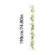 thumbnail image 3 of Paquete de 2 Guirnaldas de Glicinias de Seda: Enredaderas de Flores Artificiales con HojasBeige MNFD, 3 of 6