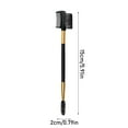thumbnail image 2 of Eyebrow Brush, Eyelash Comb and Eyebrow Brush Double Head Eyebrow Brush, Eyebrow Eyelash Makeup Grooming Tool for Defining and Shape，Double Head Eyebrow Lash Comb/Brush(Black,5.91x0.79), 2 of 2