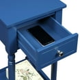 thumbnail image 6 of Convenience Concepts French Country Khloe 1 Drawer Accent Table with Shelf, Cobalt Blue, 6 of 8