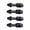 Black, variant on Speargun Rubber Inserts for Underwater Stability and Accuracy Spearfishing Rubber Inserts for Diver Fishing Tool