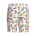 thumbnail image 5 of Fotbe Cute Flower Pajama Shorts for Men, Men's Pajama Bottoms, Sleepwear,Short Pajama Pants-XX-Large, 5 of 9