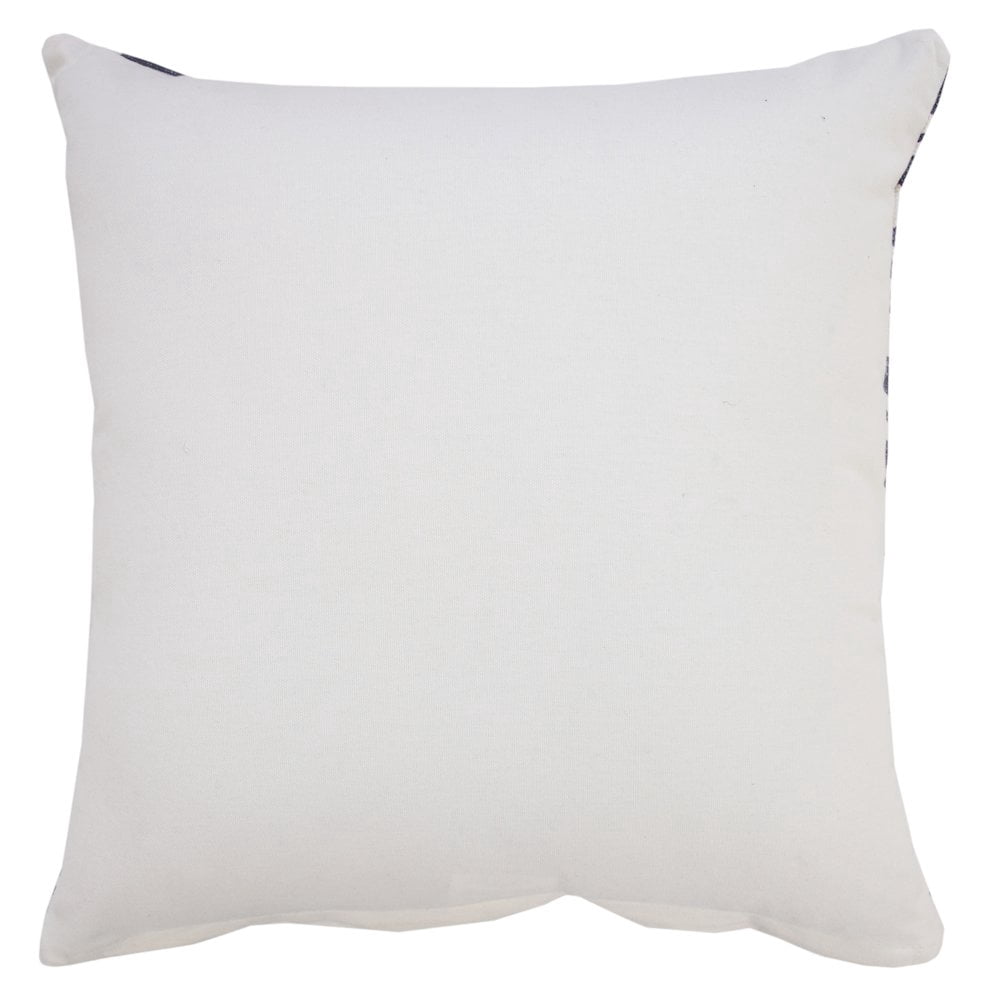 LR Home Gemma Southwestern Geometric Cotton Throw Pillows, Navy Blue, 20" x 20", Set of 2