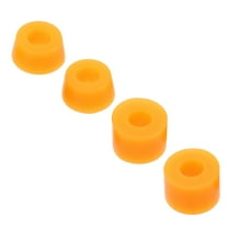 HOMEMAXS  4 Pcs Roller Skating Accessories Skate Pads Protector Skateboard PU Orange