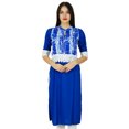 thumbnail image 1 of Bimba Womens Rayon Straight Kurti Designer Kurta With Lace Ethnic Clothing, 1 of 7