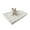 M white, variant on Pet Cushion Pad for Indoor Cats, Plush Pad Mat with Non-Slip Bottom, Winter Cat Mat Bed for Kittens, Small Dogs & Senior Pets