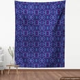 thumbnail image 4 of Ambesonne Violet Fabric by the Yard Upholstery, Modern Geometrical Layout, 5 Yards, Night Blue Indigo, 4 of 5