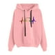 thumbnail image 1 of Gibobby Sudadera para mujer, Sudadera unisex con capucha para mujer, para parejas, con capucha(Rosa,M), 1 of 3