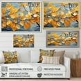 thumbnail image 4 of Designart "Leaves Gilded In Golden Hues I" Leaves Floater Framed Wall Art Prints, 4 of 5