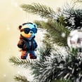 thumbnail image 5 of Hariumiu Lanyard Ornament Sure Here's A Product Title for Listing Car Christmas Tree Pendant Cartoon Bear Robot Hanging Home Beautification Supplies Window Bag, 5 of 7