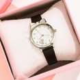 thumbnail image 4 of Montre à Quartz Tendance pour Femmes Blanche avec Chat Décontracté, Design Coréen, 4 of 9