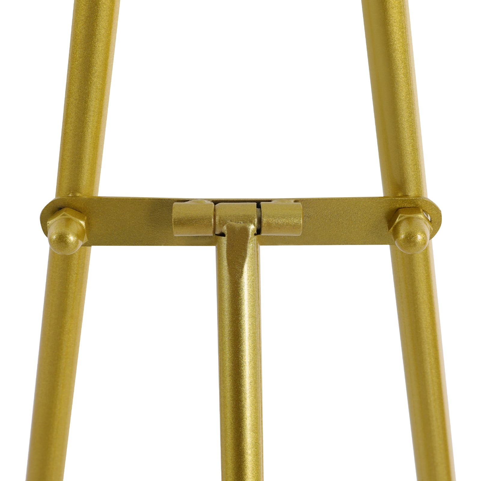 Wildnix Gold Roadway Wedding Stand, Triangular Display Easel, Adjustable Tilt and Hook, Perfect for Wedding Decorations and Events