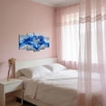 thumbnail image 4 of ZHONGYUTONG 5Pcs Gray and Blue Wall Art for Living Room Ocean Wave Pictures Love Heart Canvas Prints Abstract Water Paintings Couples Bedroom Bathroom Decor (10x16inx2pcs 10x20inx2pcs 10x24inx1pcs), 4 of 5