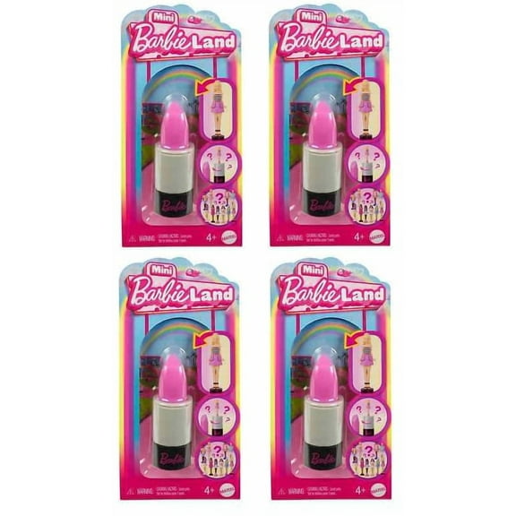 Mattel Barbie Mini Barbieland Core Assorted Doll, Pack of 4
