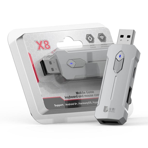Wartleves Convertidor de teclado y ratón para juegos móviles Convertidor de juegos móviles. I3H5 /}