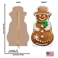 thumbnail image 2 of Advanced Graphics 2803 50 x 28 in. Gingerbread Snowman Cookie Cardboard Cutout, 2 of 5