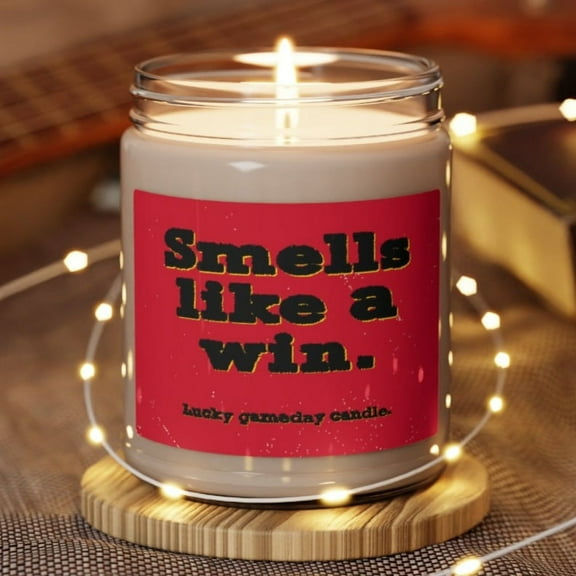 Smells Like a Chicago Win Scented Candle, Chicago Hockey