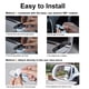 thumbnail image 5 of Espejo de punto ciego, paquete de 2 espejos convexos para coche, punto ciego, espejo de coche, espejo de punto ciego para espejo lateral de coche, accesorios de espejo retrovisor para coche (3,66 x 1,, 5 of 5