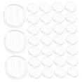 thumbnail image 5 of KAKOWELY 50Pcs Earring Backs Transparent Silicone for Earrings Simple Style, 5 of 8