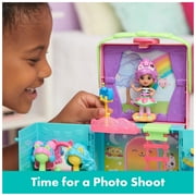 Gabby’s Dollhouse, Rainbow Closet Portable Playset with a Gabby Doll