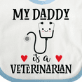 thumbnail image 4 of Inktastic Veterinarian Daddy Vet Boys or Girls Baby Bib, 4 of 4