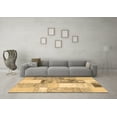 thumbnail image 3 of Ahgly Company Indoor Square Patchwork Brown Transitional Area Rugs, 7' Square, 3 of 4