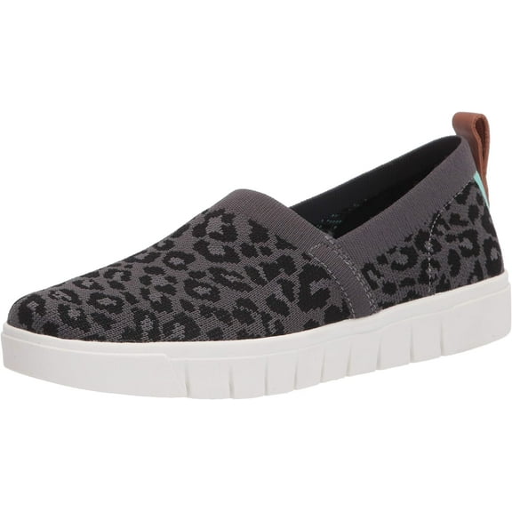 Ryka Women's Hera Slip-on Sneaker Loafer Black Leopard 7W