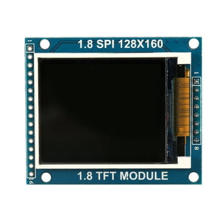 1.8 Inches TFT Serial Port Display Module with PCB Backplane Compatible with 1602 Interface for Arduino