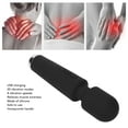 thumbnail image 3 of Mini Masajeador De Mano, Varita De Masaje Vibratoria Electrónica, Resistente Al Agua, Ergonomía, Relajación, Carga USB, 20 Modos Para Exteriores, 3 of 7