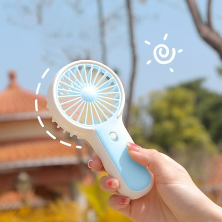 

Fans on Clearance ASXITE Fans that Blow Cold Handheld Fans USB Handheld Fan-With Base-Vertical Blower-Mini Rechargeable And Easy To Store Small Fan