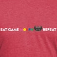 thumbnail image 3 of CafePress - Power Rangers Eat Game Morph Men's Deluxe T Shirt - Mens Tri-blend T-Shirt, 3 of 4