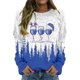 thumbnail image 1 of Gibobby Sudadera de Navidad para mujer Sudadera Retro informal de otoño e invierno para mujer, sudadera con estampado de copa de de Navidad, Top de manga larga(Azul,G), 1 of 4